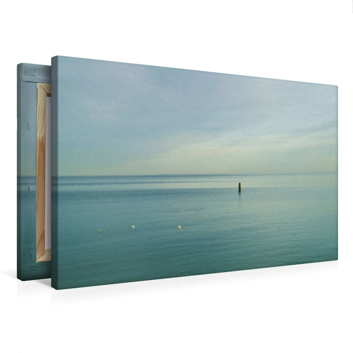 Premium Textil-Leinwand Strandliebe