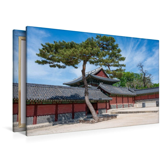 Premium Textil-Leinwand Changdeokgung Königliche Eleganz