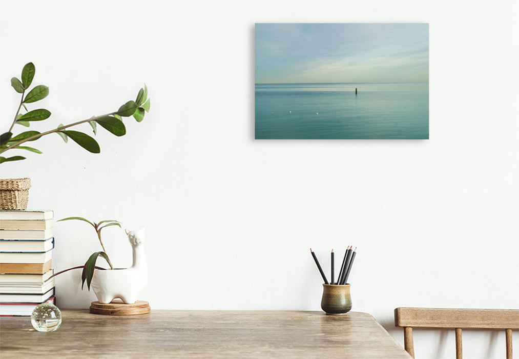 Premium Textil-Leinwand Strandliebe