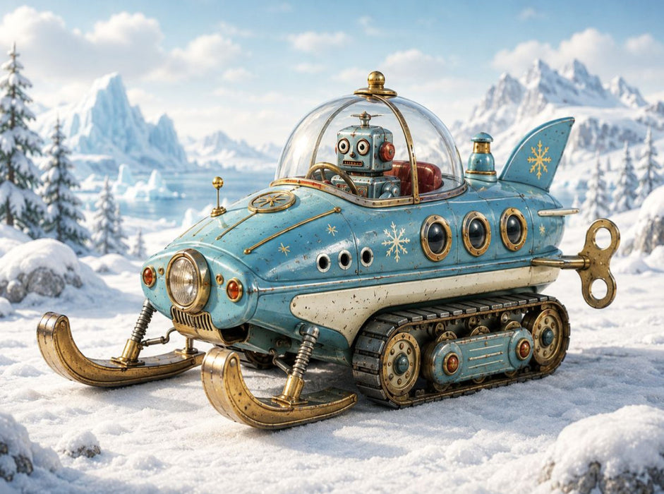 Der Frostfahrer - CALVENDO Foto-Puzzle'