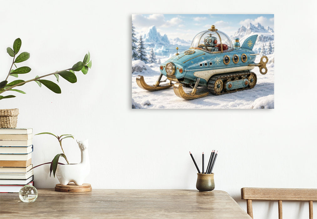 Premium Textil-Leinwand Der Frostfahrer