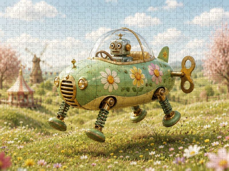 Der Blütenflitzer - CALVENDO Foto-Puzzle'