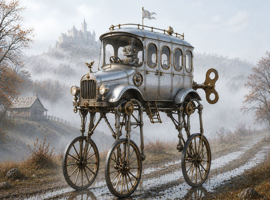 Wanderer im Nebelland - CALVENDO Foto-Puzzle'