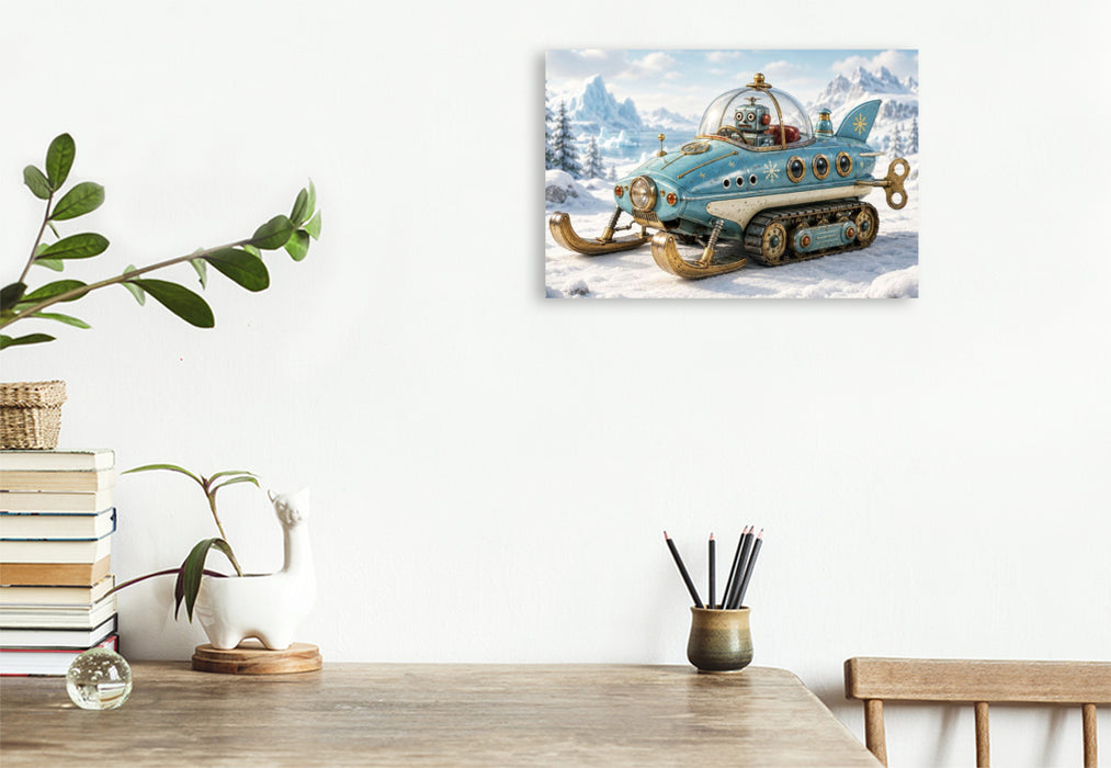 Premium Textil-Leinwand Der Frostfahrer