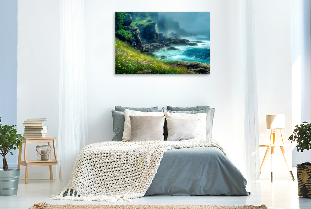 Premium Textil-Leinwand Ein Motiv aus dem Kalender Im Reich der Legenden - Poetische Landschaften der Bretagne