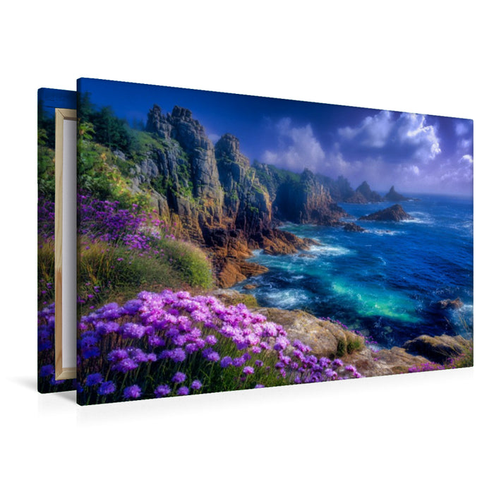 Premium Textil-Leinwand Die Farbe der Ferne