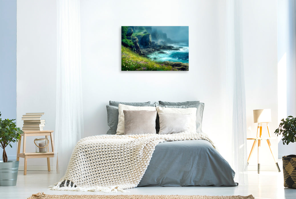 Premium Textil-Leinwand Ein Motiv aus dem Kalender Im Reich der Legenden - Poetische Landschaften der Bretagne