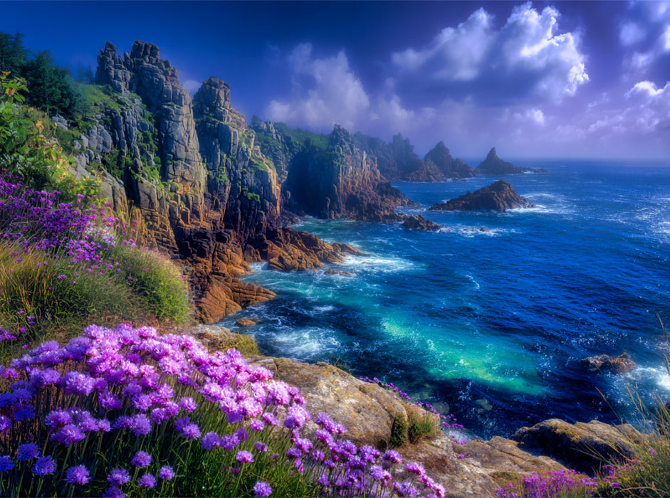 Die Farbe der Ferne - CALVENDO Foto-Puzzle'