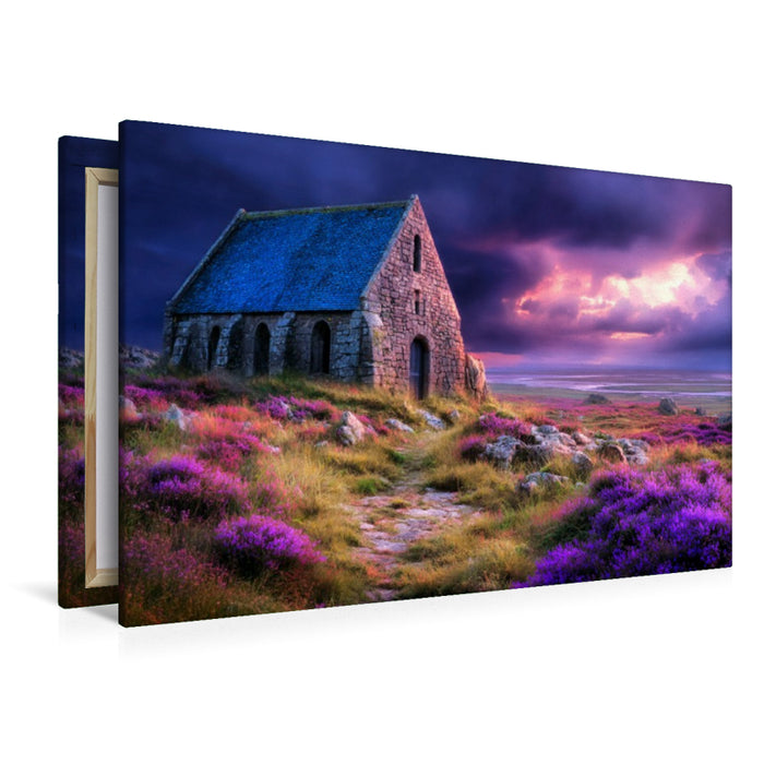 Premium Textil-Leinwand Der Atem des Atlantiks