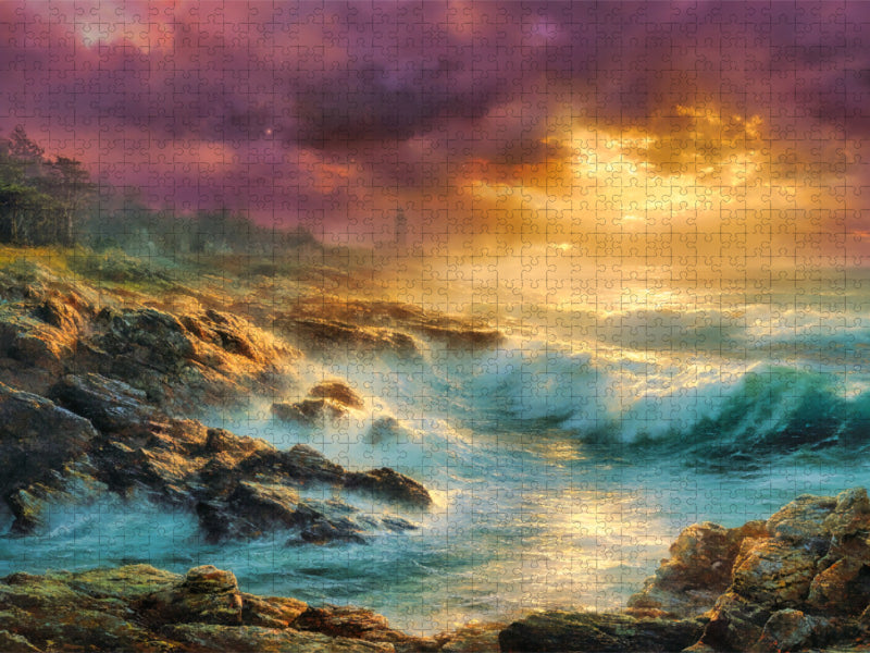 Im Licht der alten Küsten - CALVENDO Foto-Puzzle'