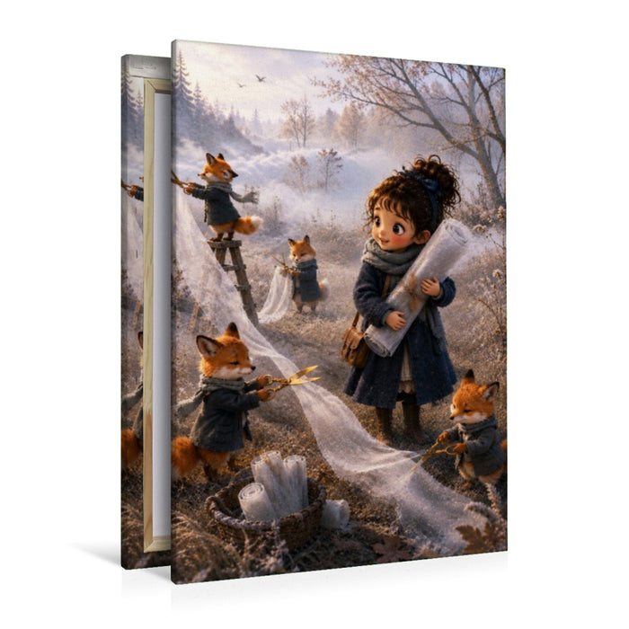 Premium Textil-Leinwand Der Stoff des Nebels