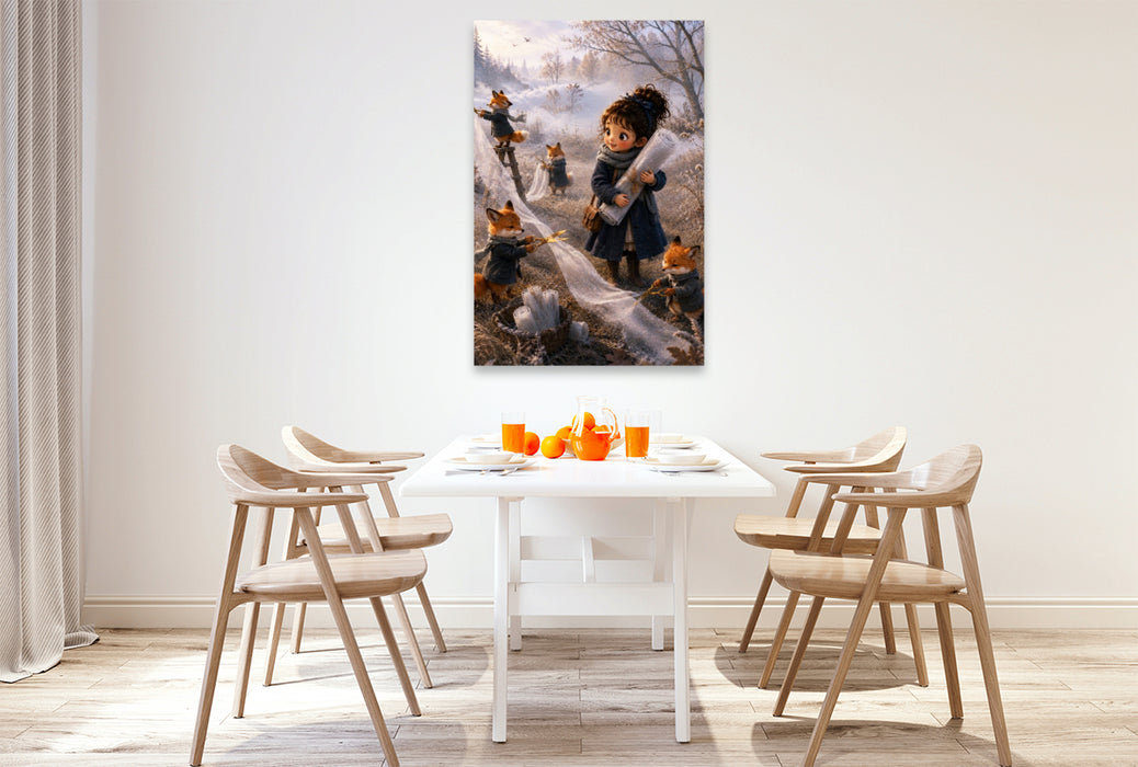 Premium Textil-Leinwand Der Stoff des Nebels
