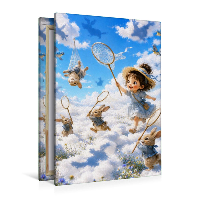 Premium Textil-Leinwand Die Wolkenfänger