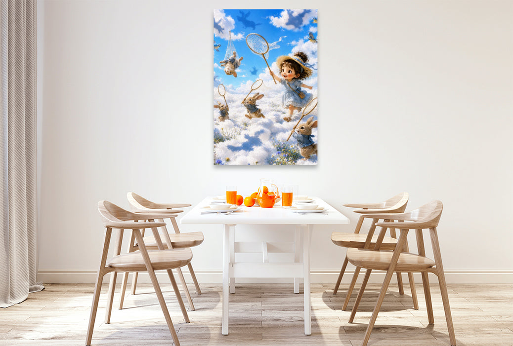 Premium Textil-Leinwand Die Wolkenfänger