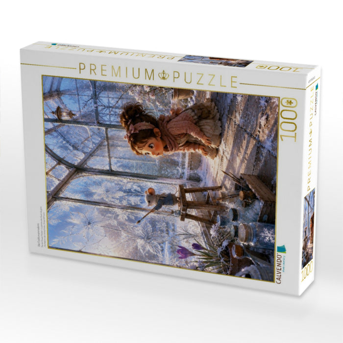 Die Eisblumenmalerin - CALVENDO Foto-Puzzle'