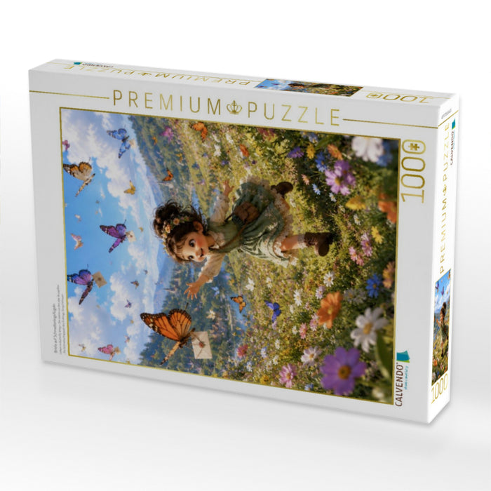 Briefe auf Schmetterlingsflügeln - CALVENDO Foto-Puzzle'