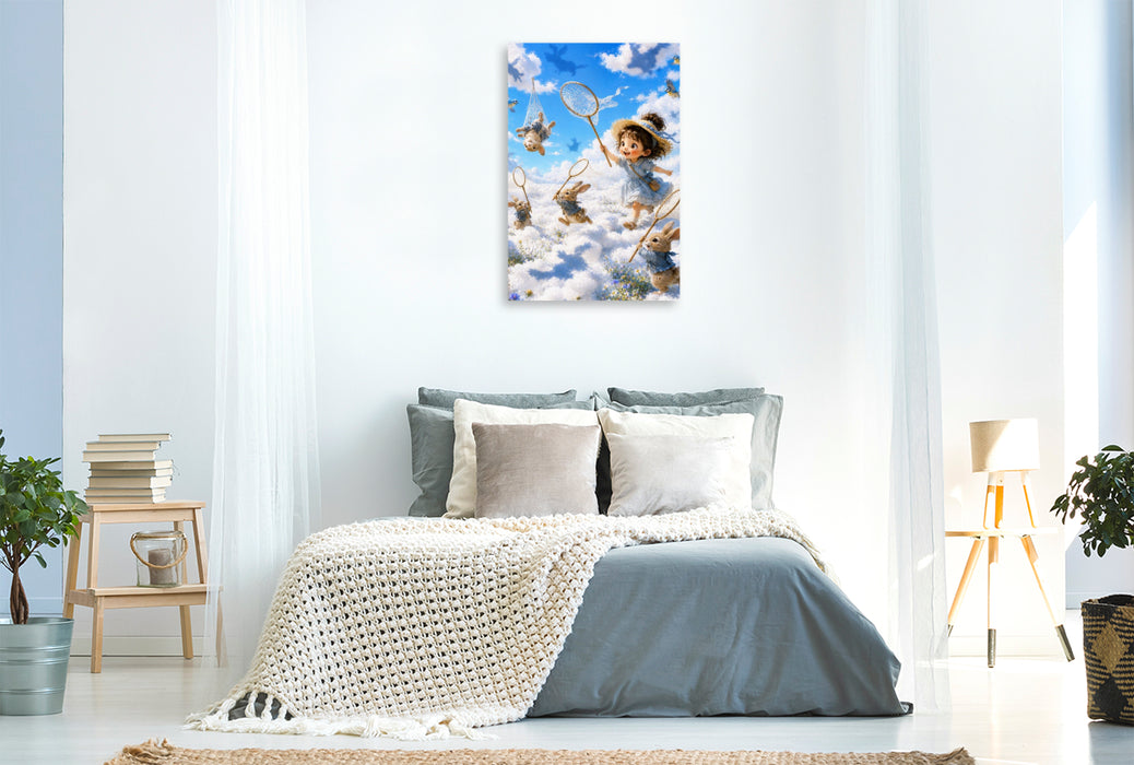 Premium Textil-Leinwand Die Wolkenfänger