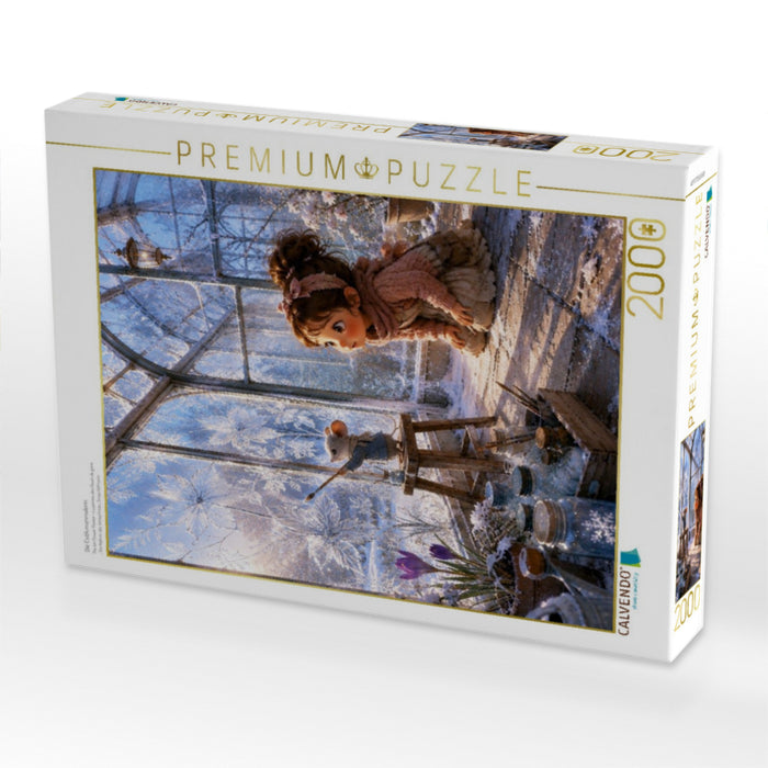 Die Eisblumenmalerin - CALVENDO Foto-Puzzle'