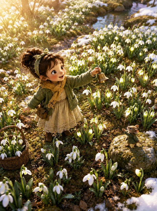 Die Frühlingsglocke - CALVENDO Foto-Puzzle'
