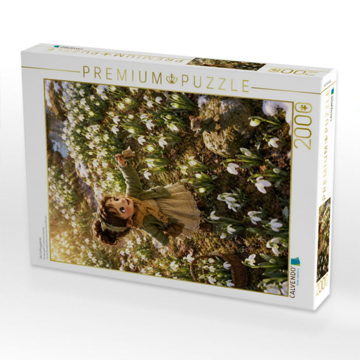 Die Frühlingsglocke - CALVENDO Foto-Puzzle'