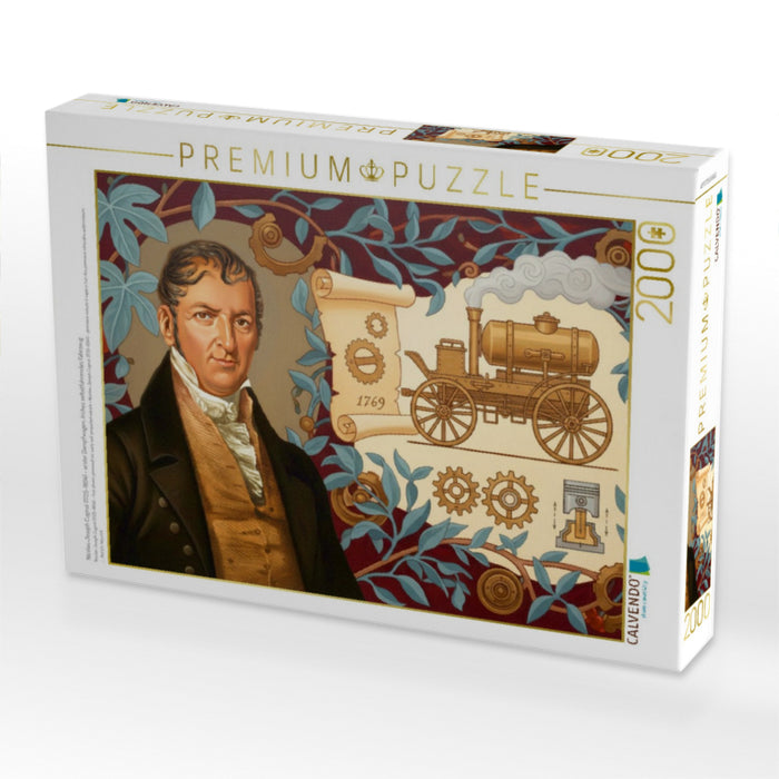 Nicolas-Joseph Cugnot (1725–1804) – erster Dampfwagen, frühes selbstfahrendes Fahrzeug - CALVENDO Foto-Puzzle'