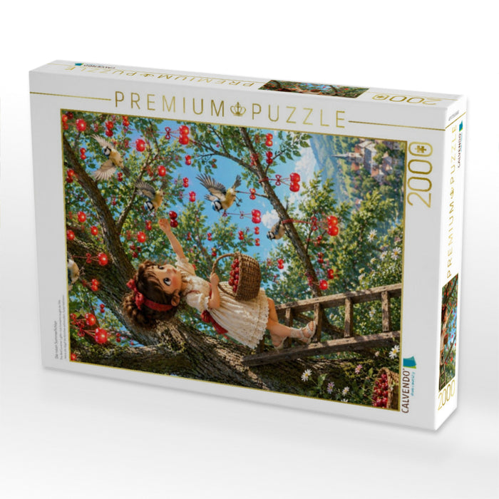 Die roten Sommerlichter - CALVENDO Foto-Puzzle'