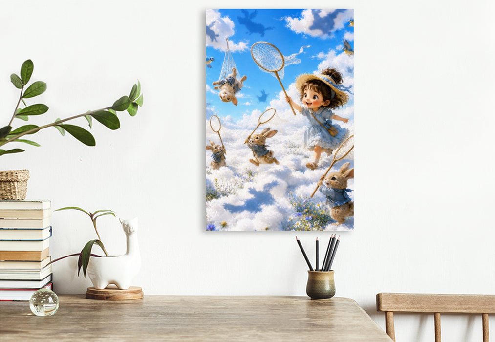 Premium Textil-Leinwand Die Wolkenfänger