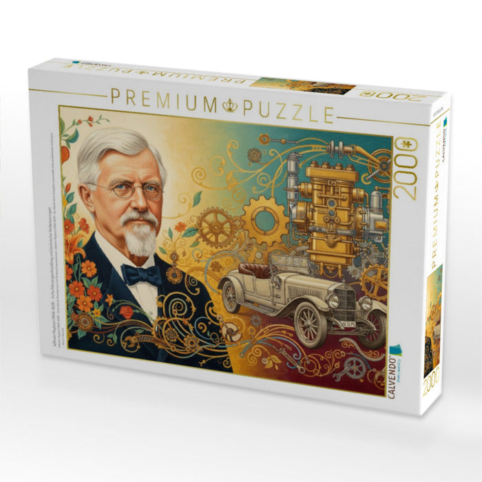 Wilhelm Maybach (1846–1929) – frühe Fahrzeugentwicklung und technische Verbesserungen - CALVENDO Foto-Puzzle'