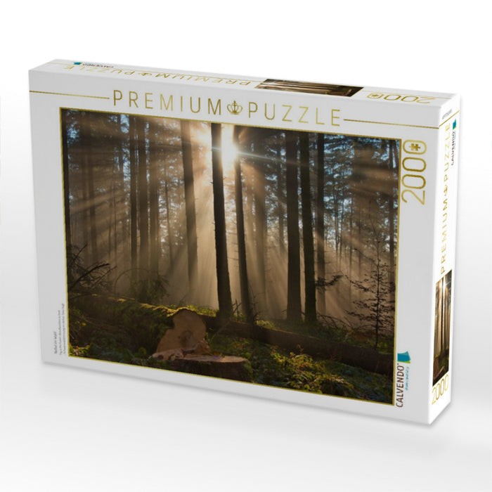 Nebel im Wald - CALVENDO Foto-Puzzle'