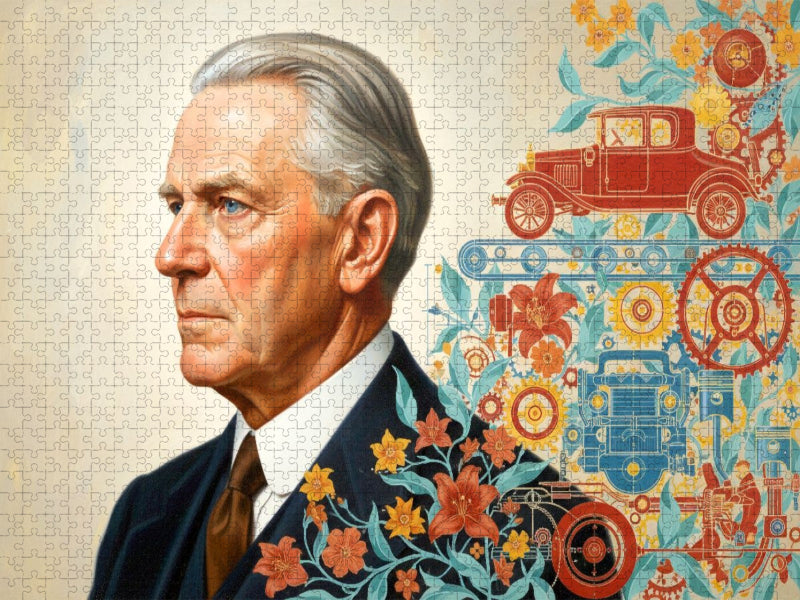 Henry Ford (1863–1947) – Massenproduktion des Automobils - CALVENDO Foto-Puzzle'