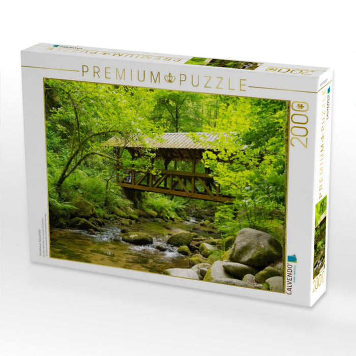 Geroldsauer Wasserfälle - CALVENDO Foto-Puzzle'