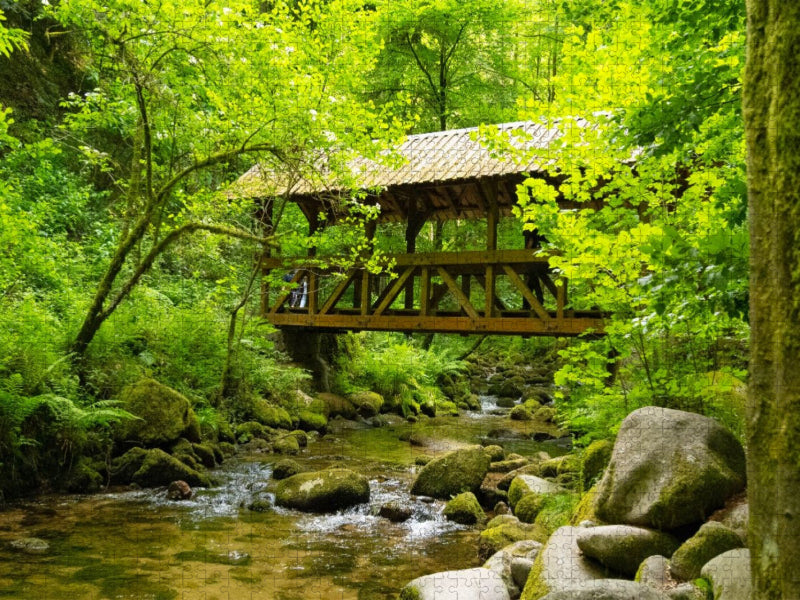 Geroldsauer Wasserfälle - CALVENDO Foto-Puzzle'