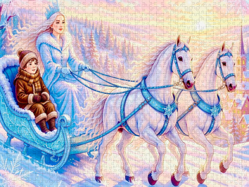 Die Schneekönigin - CALVENDO Foto-Puzzle'
