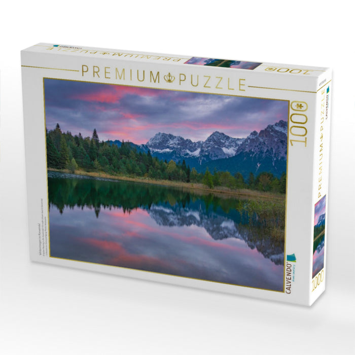 Wintermorgen im Karwendel - CALVENDO Foto-Puzzle'