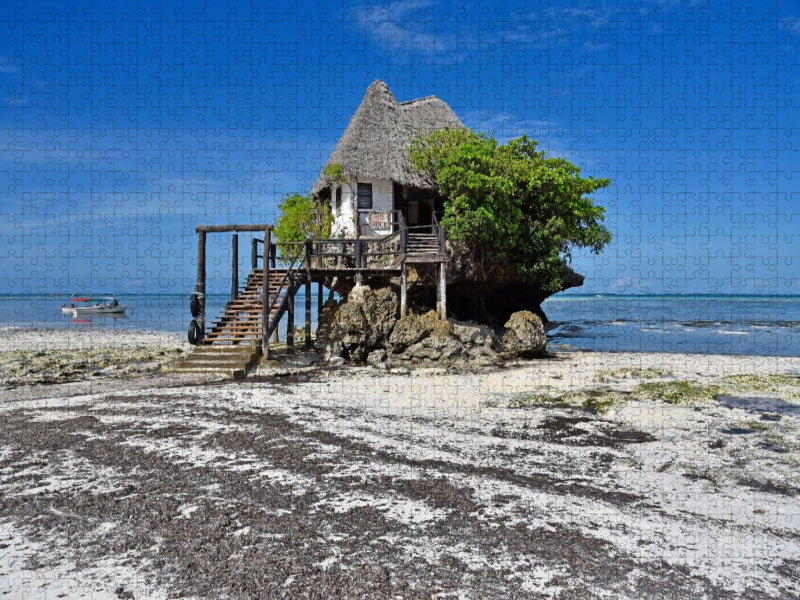 The Rock auf Sansibar - CALVENDO Foto-Puzzle'