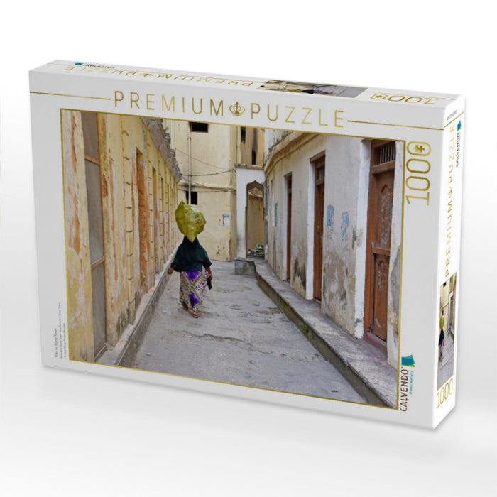 Frau in Stone Town - CALVENDO Foto-Puzzle'
