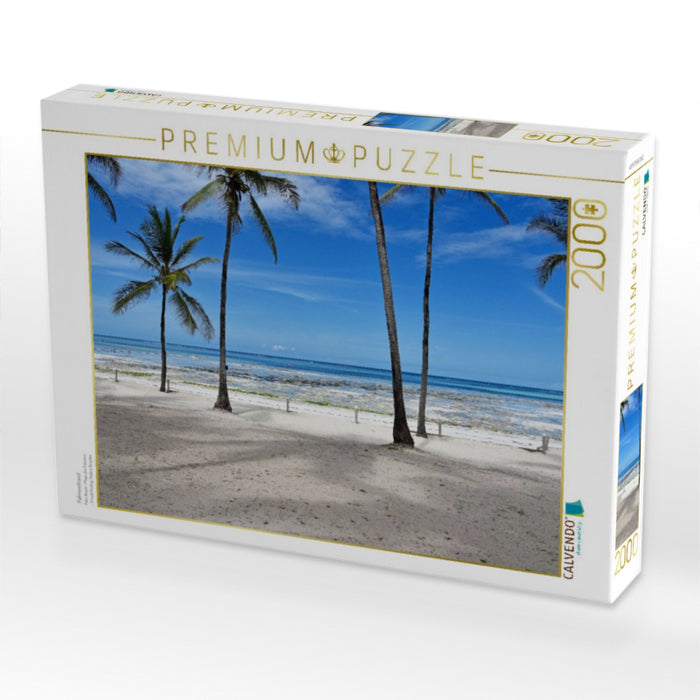 Palmenstrand - CALVENDO Foto-Puzzle'