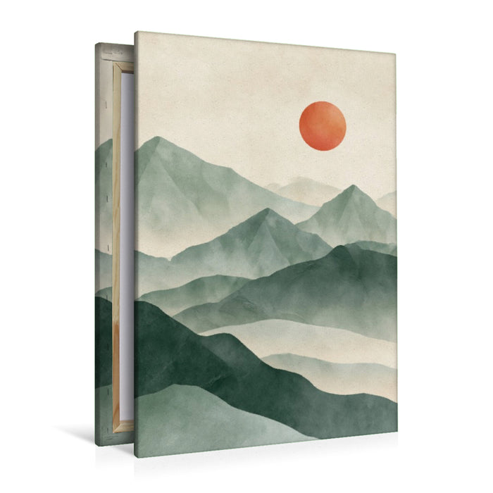 Premium Textil-Leinwand Landschaft der Stille