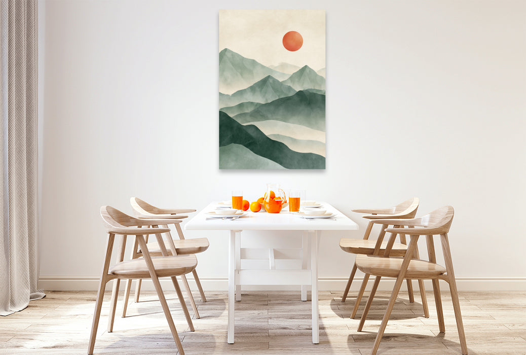 Premium Textil-Leinwand Landschaft der Stille