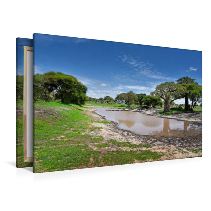 Premium Textil-Leinwand Tarangire-Nationalpark