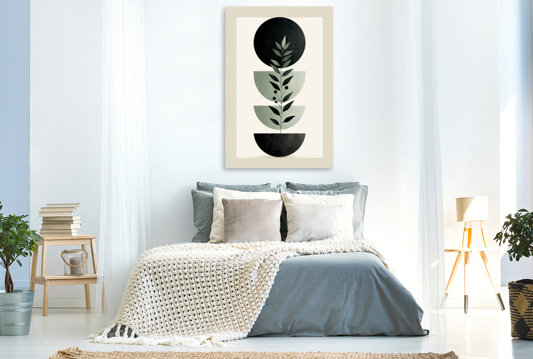 Premium Textil-Leinwand Organische Architektur