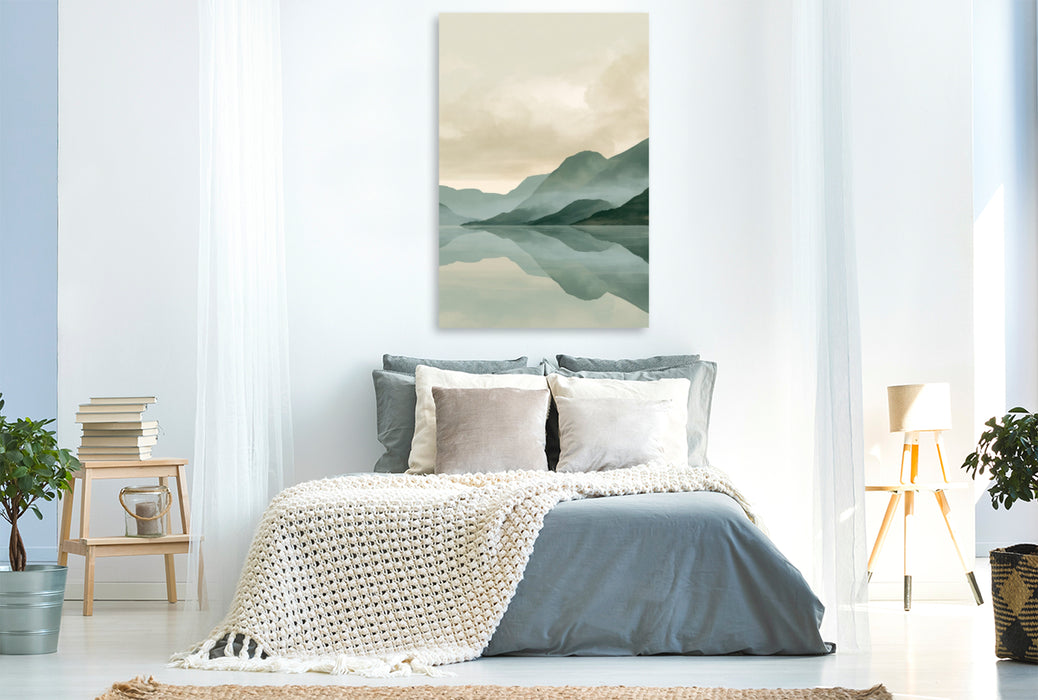 Premium Textil-Leinwand Natürliche Ruhe