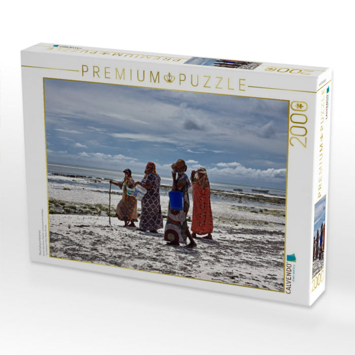 Muschelsammlerinnen - CALVENDO Foto-Puzzle'