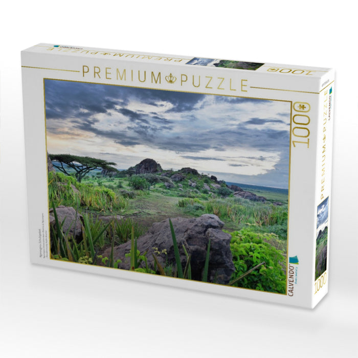 Ngorongoro-Schutzgebiet - CALVENDO Foto-Puzzle'
