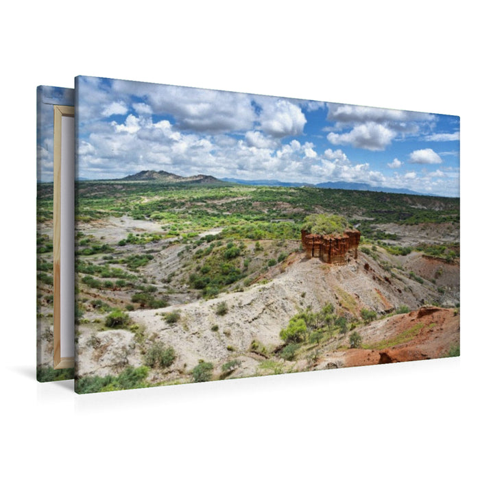 Premium Textil-Leinwand Olduvai-Schlucht