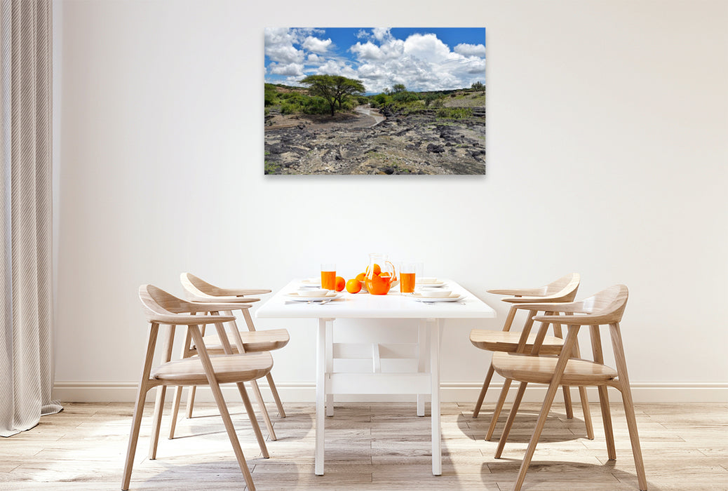 Premium Textil-Leinwand Olduvai-Schlucht