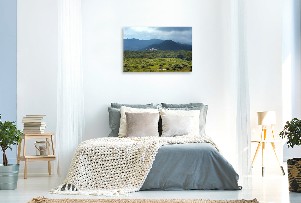 Premium Textil-Leinwand Arusha-Nationalpark