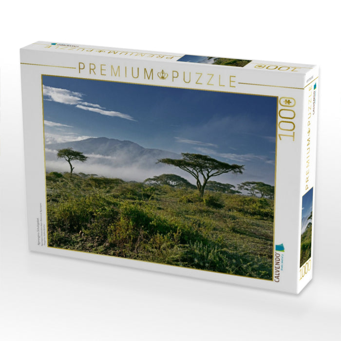 Ngorongoro-Schutzgebiet - CALVENDO Foto-Puzzle'