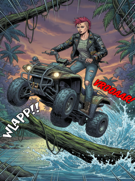 Offroad im künstlichen Dschungel - CALVENDO Foto-Puzzle'