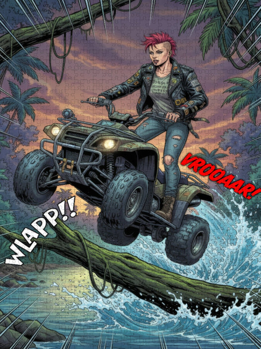 Offroad im künstlichen Dschungel - CALVENDO Foto-Puzzle'